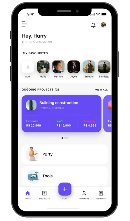 Contractor Wallet mobile app